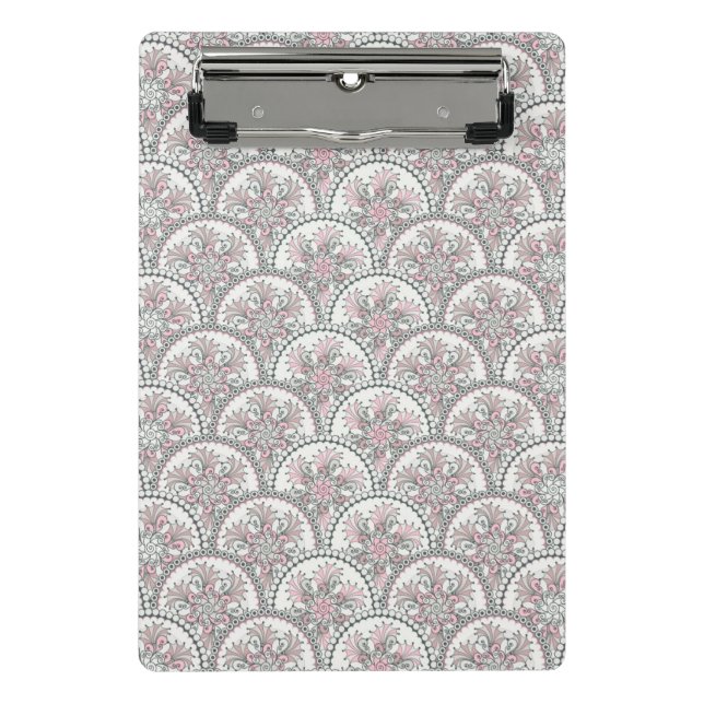 Centle Vintages Muster Mini Klemmbrett (Vorderseite)