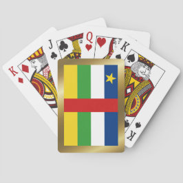 Centrafrique Flag Playing Cards Spielkarten