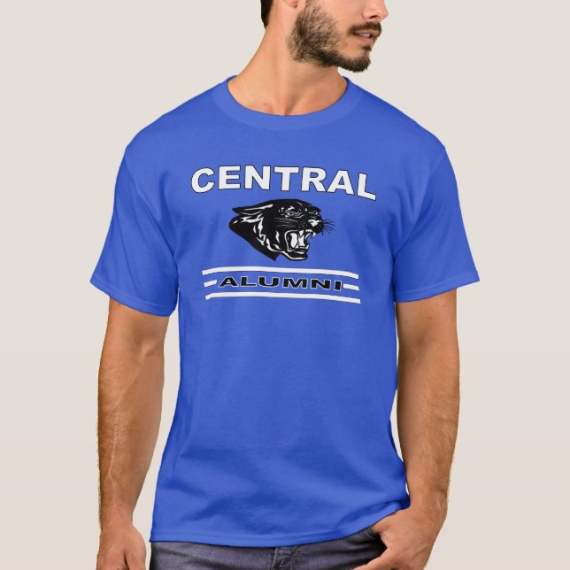 Central Alumni Deep Royal Blue T-Shirt (Vorderseite)