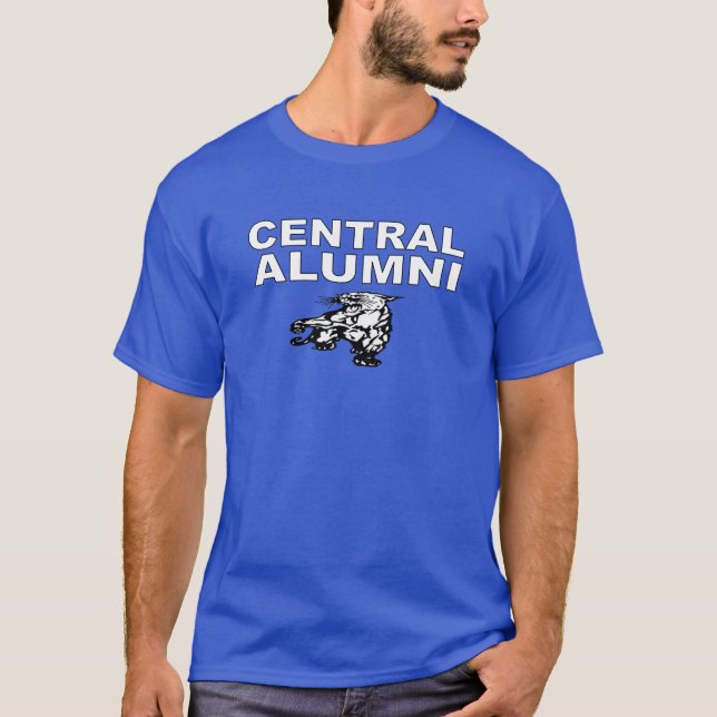 Central Alumni Deep Royal Blue T-Shirt (Vorderseite)