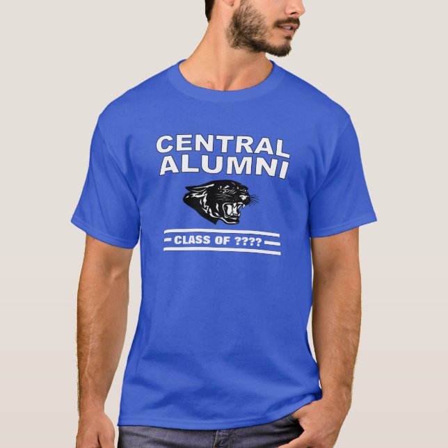 Central Alumni Deep Royal Blue T-Shirt (Vorderseite)