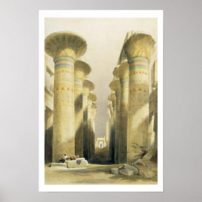 Central Avenue of the Great Hall of Columns, Karna Poster (Vorne)