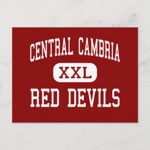 Central Cambria - Rote Teufel - Hoch - Ebensburg Postkarte