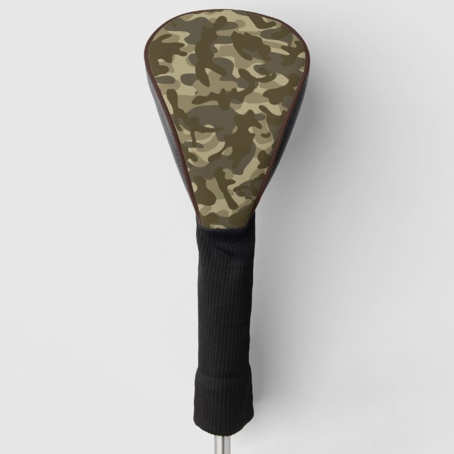 Central Camouflage Golf Headcover (Vorderseite)