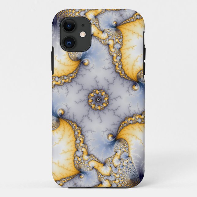 Central - Fraktal Art Case-Mate iPhone Hülle (Rückseite)