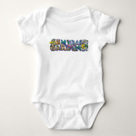 Central Gardens Mural Baby Bodysuit Strampler