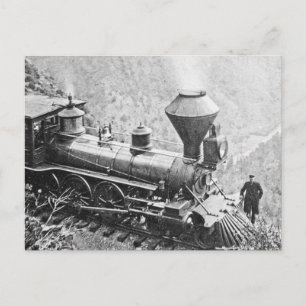 Central Pacific Railroad Cape Horn Kalifornien Postkarte