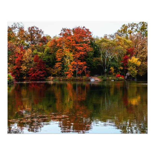 Central Park Automne Paysage d'automne Photo (Devant)