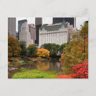Central Park en automne carte postale
