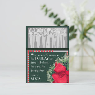 Central Park Flat 12x18 Holiday Card Feiertagspostkarte