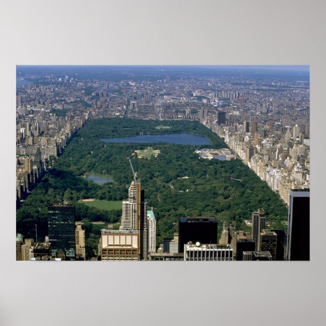 Central Park from the south, New York City, USA Poster (Vorne)