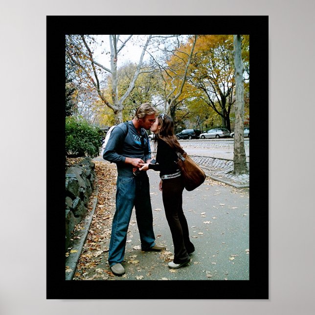Central Park Kiss Poster (Vorne)