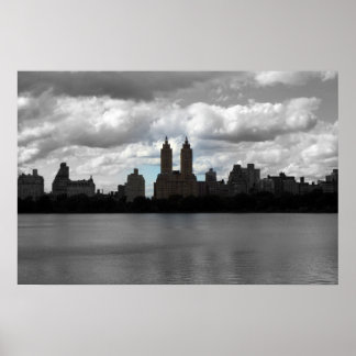 Central Park Lake Poster