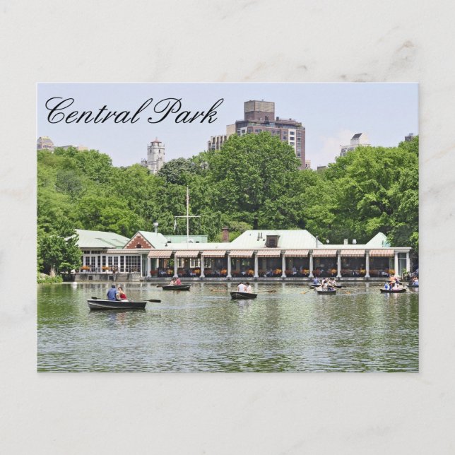 Central Park - Loeb Boathouse Postkarte (Vorderseite)