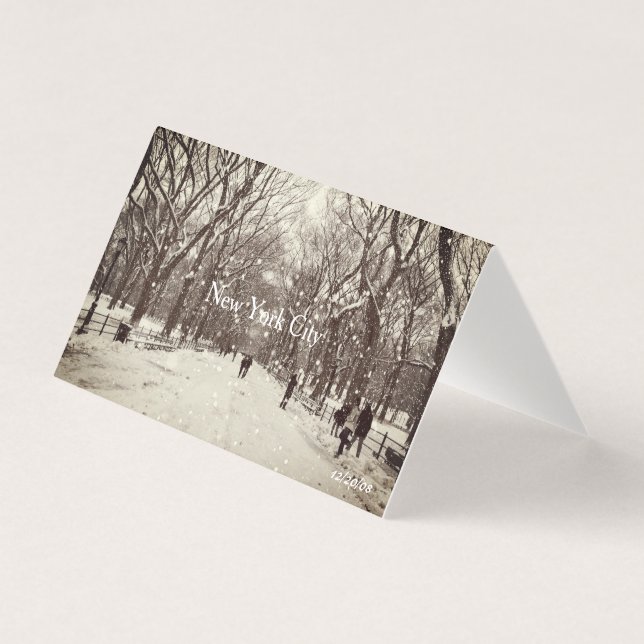 Central Park Magnetkarte (Vorderseite)