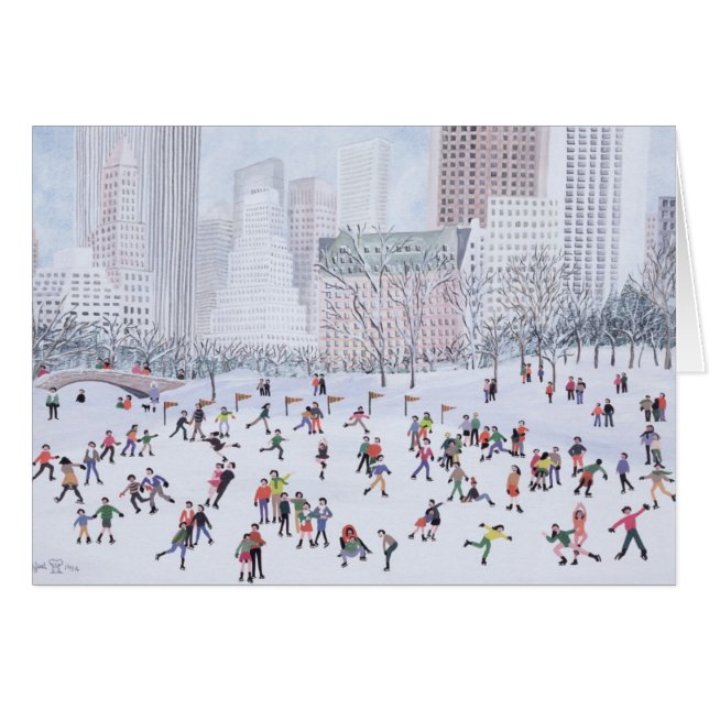 Central Park New York 1994 de piste de patinage (Devant horizontal)