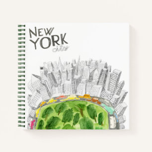 Central Park & New York City Collage Notizbuch