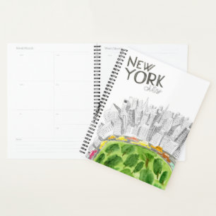 Central Park & New York City Collage Planer