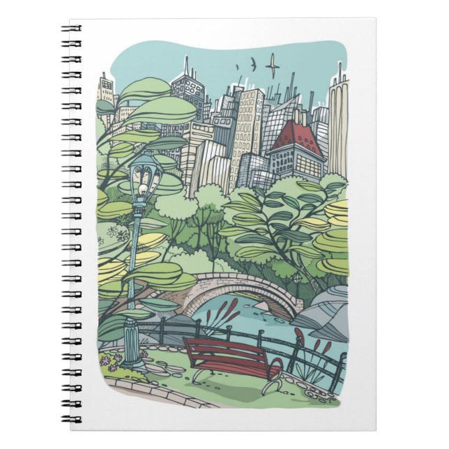Central Park | New York City, NY Notizblock (Vorderseite)