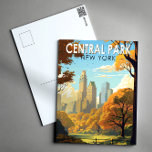 Central Park New York Travel Art Vintag Postkarte<br><div class="desc">Central Park Vektorgrafiken. Central Park ist ein städtischer Park zwischen den Stadtvierteln Upper West Side und Upper East Side in Manhattan in New York City,  das war der erste landschaftliche Park in den Vereinigten Staaten.</div>