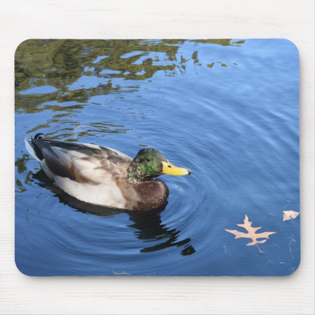 Central Park NYC Conservatory Water Mallard Duck Mousepad (Vorne)