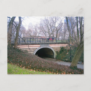 Central Park NYC Stone Archway New York City Foto Postkarte