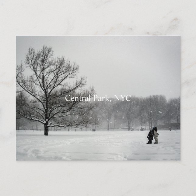Central Park, Postkarte (Vorderseite)