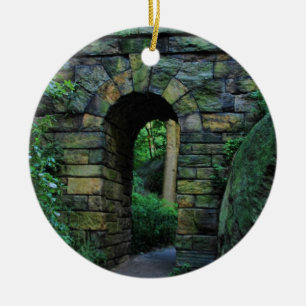 Central Park: Ramble Steinbogen Keramikornament