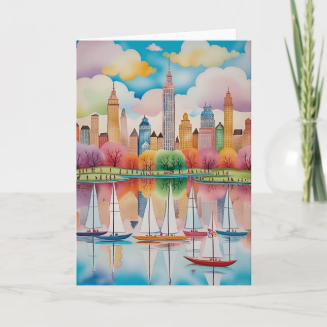Central Park Sails Karte (Vorderseite)