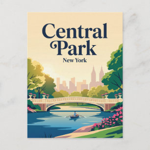 Central Park USA Postkarte