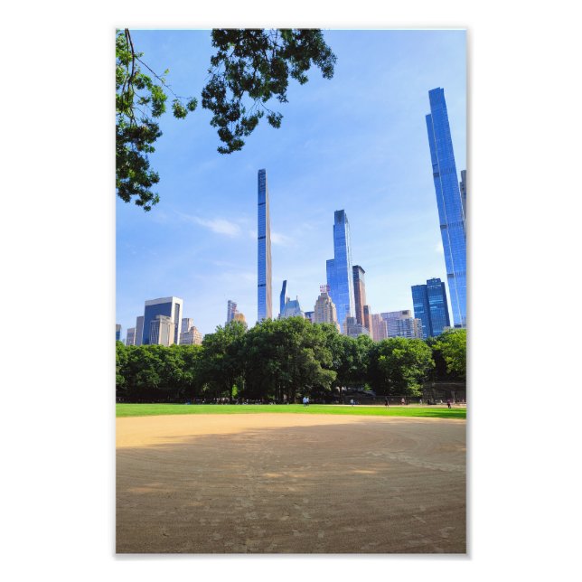 Central Park View – New York City Skyline Photogra Fotodruck (Vorne)