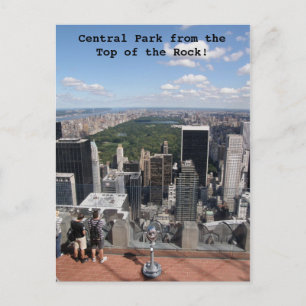 Central Park View Postkarte