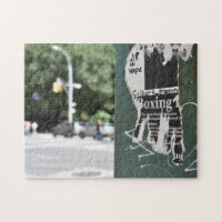 Central Park West NYC Boxing Flyer Fotografie