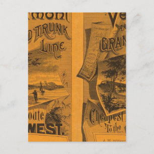 Central Vermont, Grand Trunk Line Postkarte