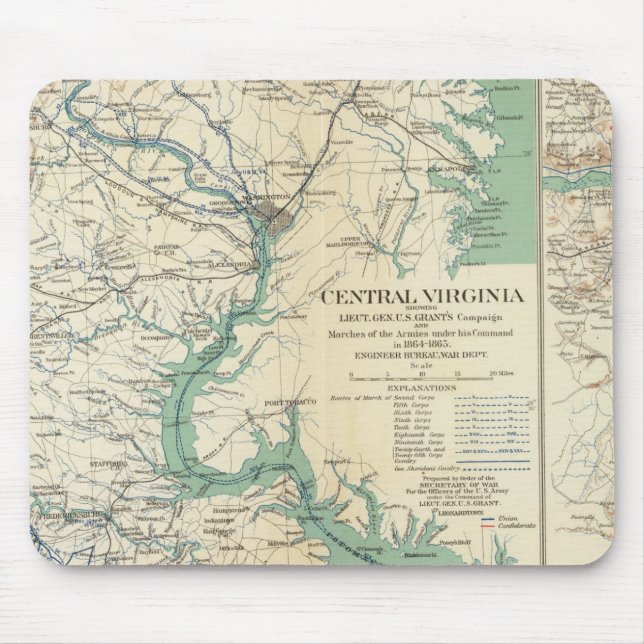Central Virginia 18641865 Mousepad (Vorne)