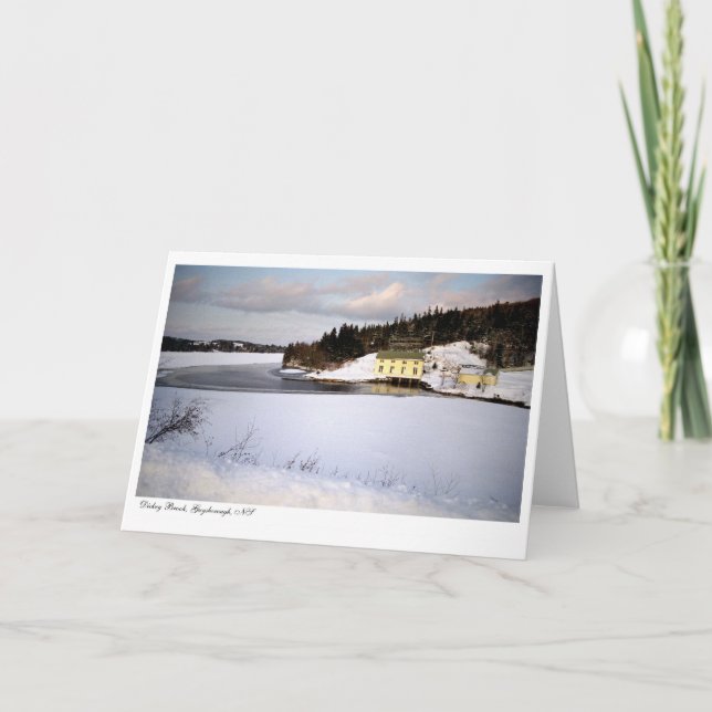 Centrale Hydro de Dickey Brook - Carte de voeux (Devant)