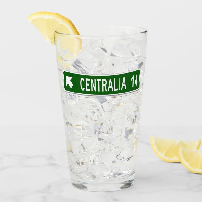 Centralia PA Glas (Vorderseite Ice)