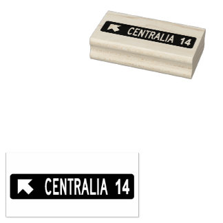 Centralia PA Gummistempel