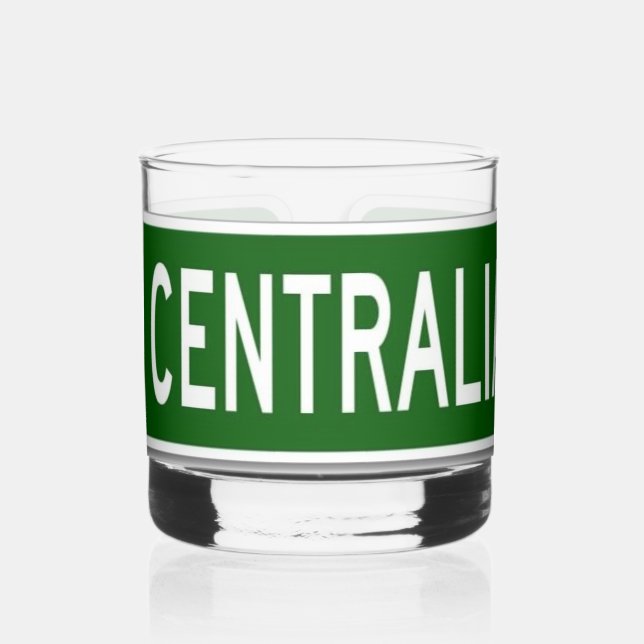Centralia PA Whiskyglas (Links)