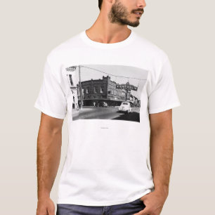 Centralia, WA Stadtansicht-Hauptstraßen-Fotografi T-Shirt