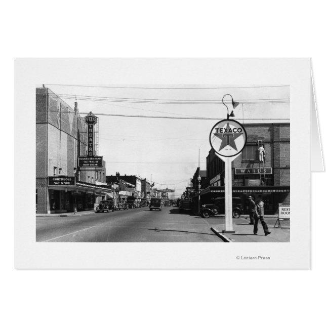 Centralia, WA Street Scene Town View Foto (Vorderseite (Horizontal))
