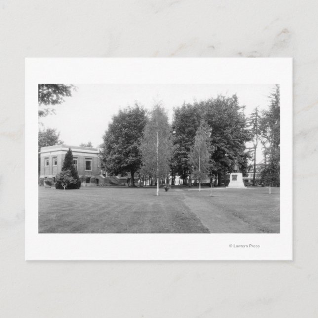 Centralia, WA Town View City Park Fotograf Postkarte (Vorderseite)