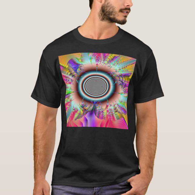 Centre de l'univers - T-shirt noir (Devant)