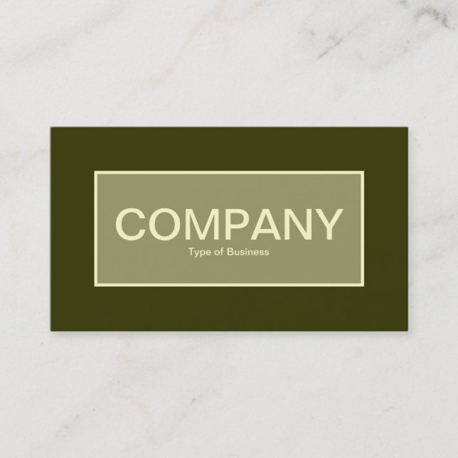 Centre Étiquette II - Khaki avec Murky Green 33330 (Devant)