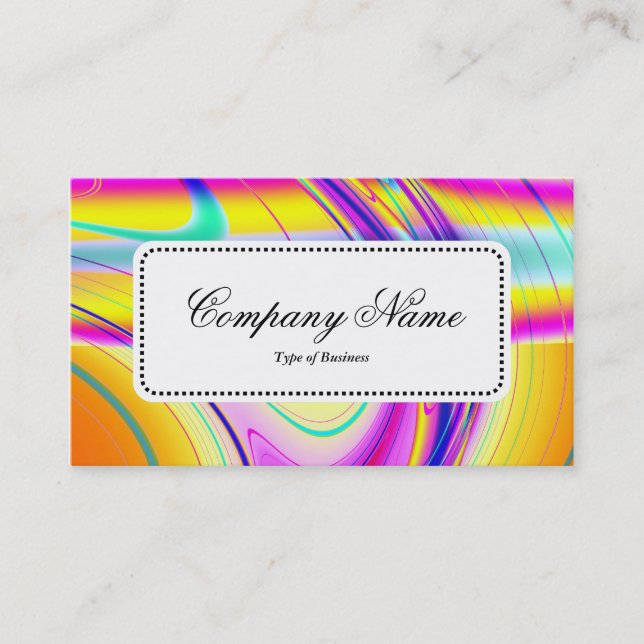 Centre Étiquette v5 - Fractal Abstrait 061012f (Devant)