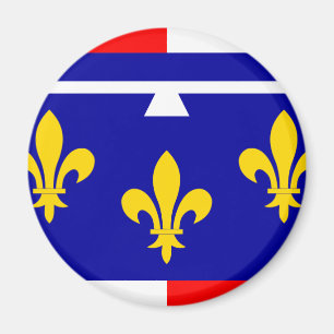 Centre, Frankreich flagge Magnet