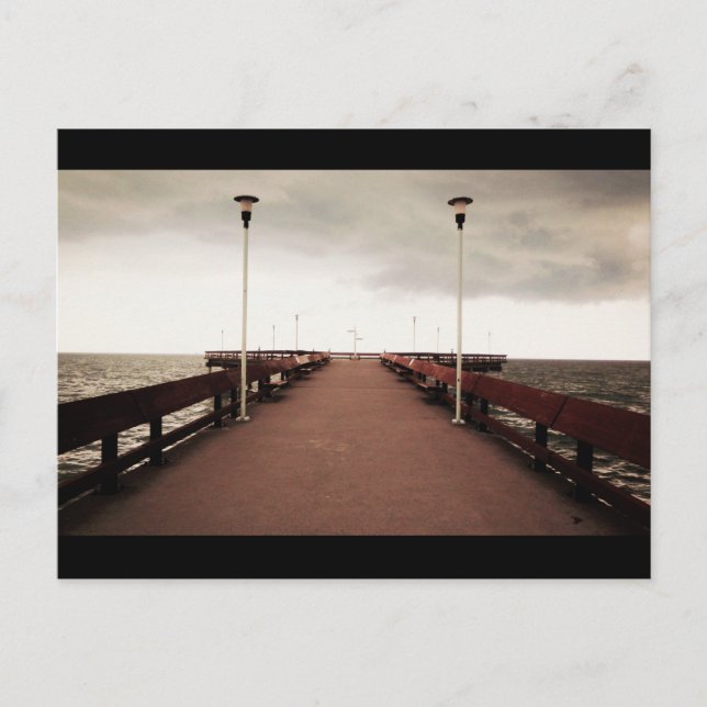 Centre Island Pier Postkarte (Vorderseite)