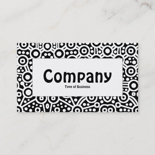 Centre Label - Alien Curcuits II - Schwarz Visitenkarte (Vorderseite)