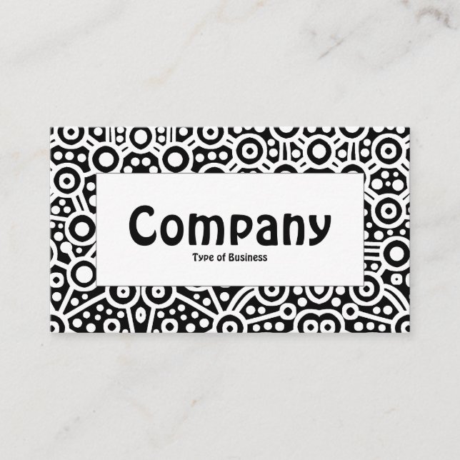 Centre Label - Alien Curcuits II - Schwarz Visitenkarte (Vorderseite)