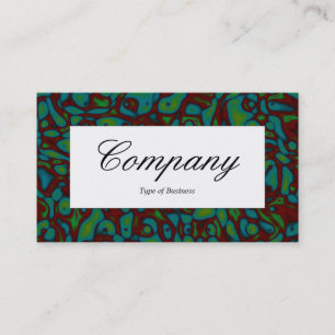 Centre Label - Grüne Marmorierung Visitenkarte